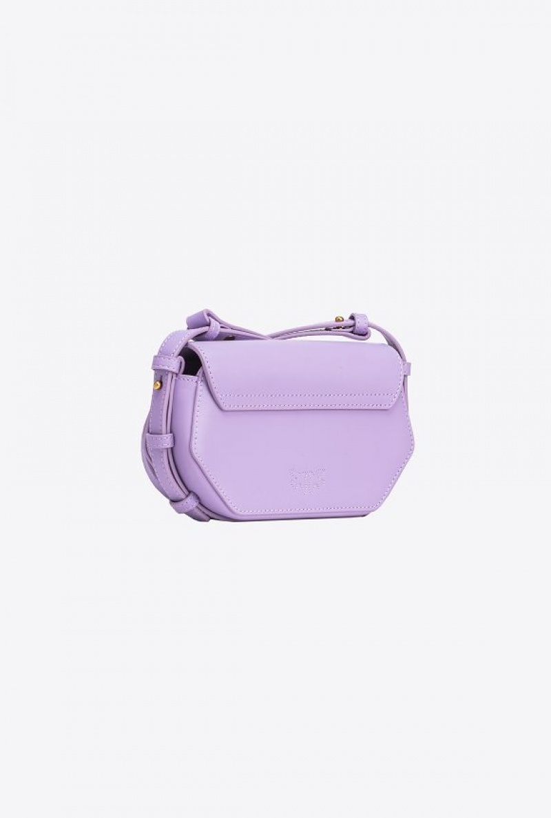 Pinko Baby Love Bag Click Hexagon Simply Fialové Zlaté | SN-PKO32749