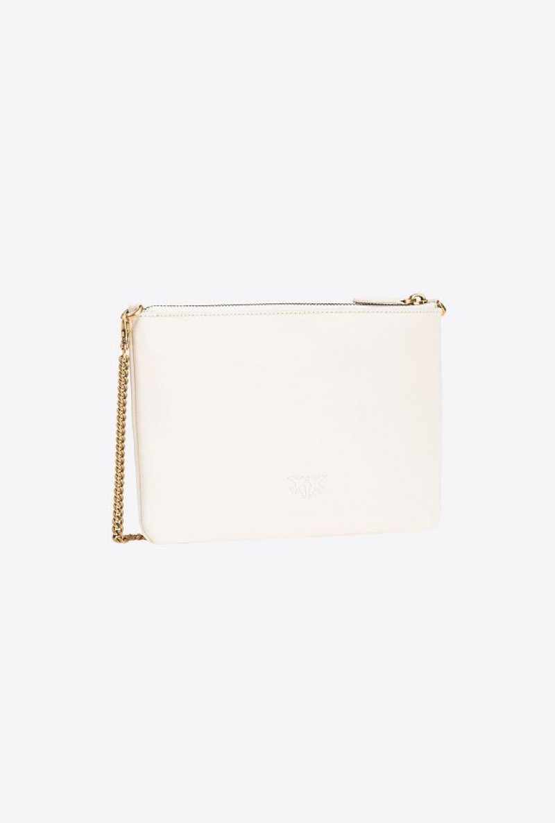 Pinko Classic Byty Love Bag Simply Bílé Bílé Zlaté | SN-PKO32392