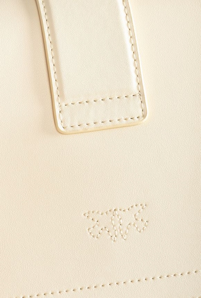 Pinko Classic Love Bag One Painted Studs Krém Zlaté | SN-PKO32550