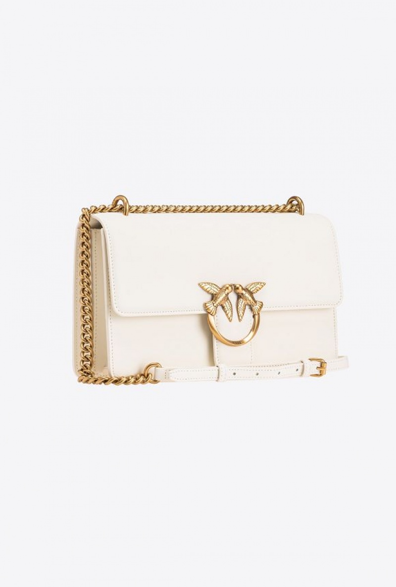 Pinko Classic Love Bag One Simply Bílé Bílé Zlaté | SN-PKO32523