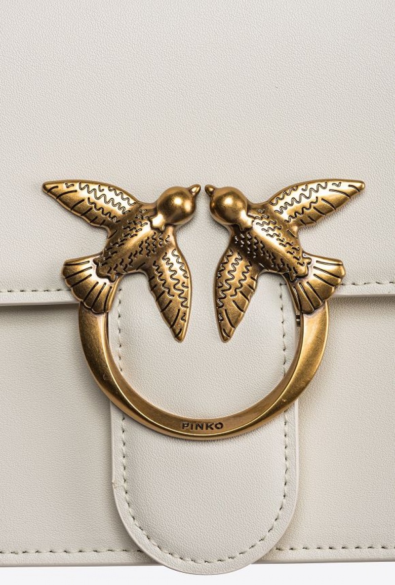 Pinko Classic Love Bag One Simply Bílé Bílé Zlaté | SN-PKO32523
