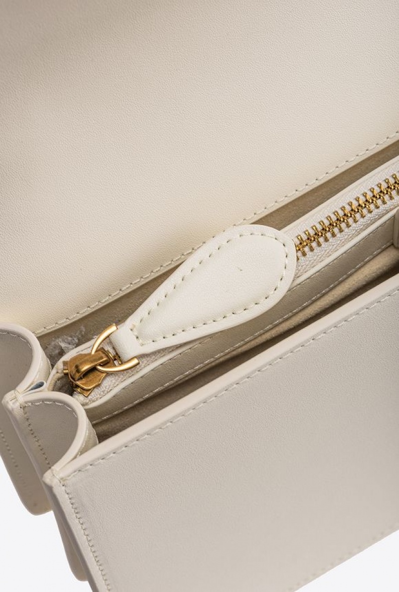 Pinko Classic Love Bag One Simply Bílé Bílé Zlaté | SN-PKO32523