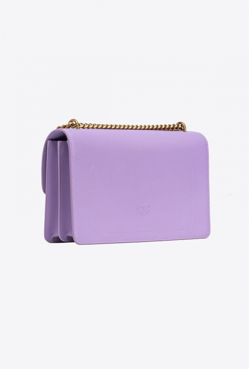 Pinko Classic Love Bag One Simply Fialové Zlaté | SN-PKO32522