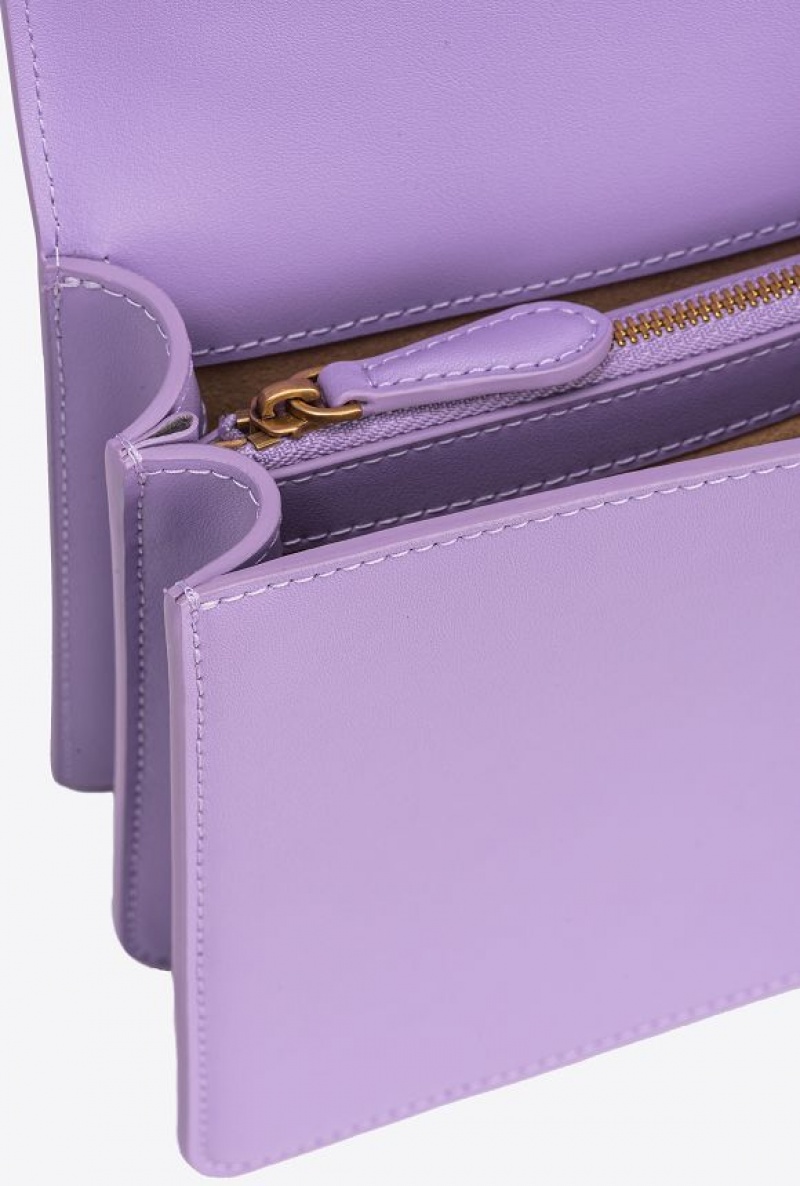 Pinko Classic Love Bag One Simply Fialové Zlaté | SN-PKO32522