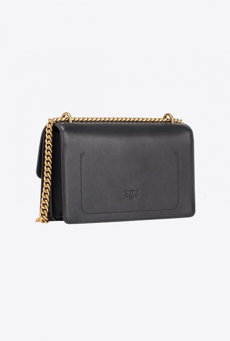 Pinko Classic Love Bag One Simply Černé Zlaté | SN-PKO32526