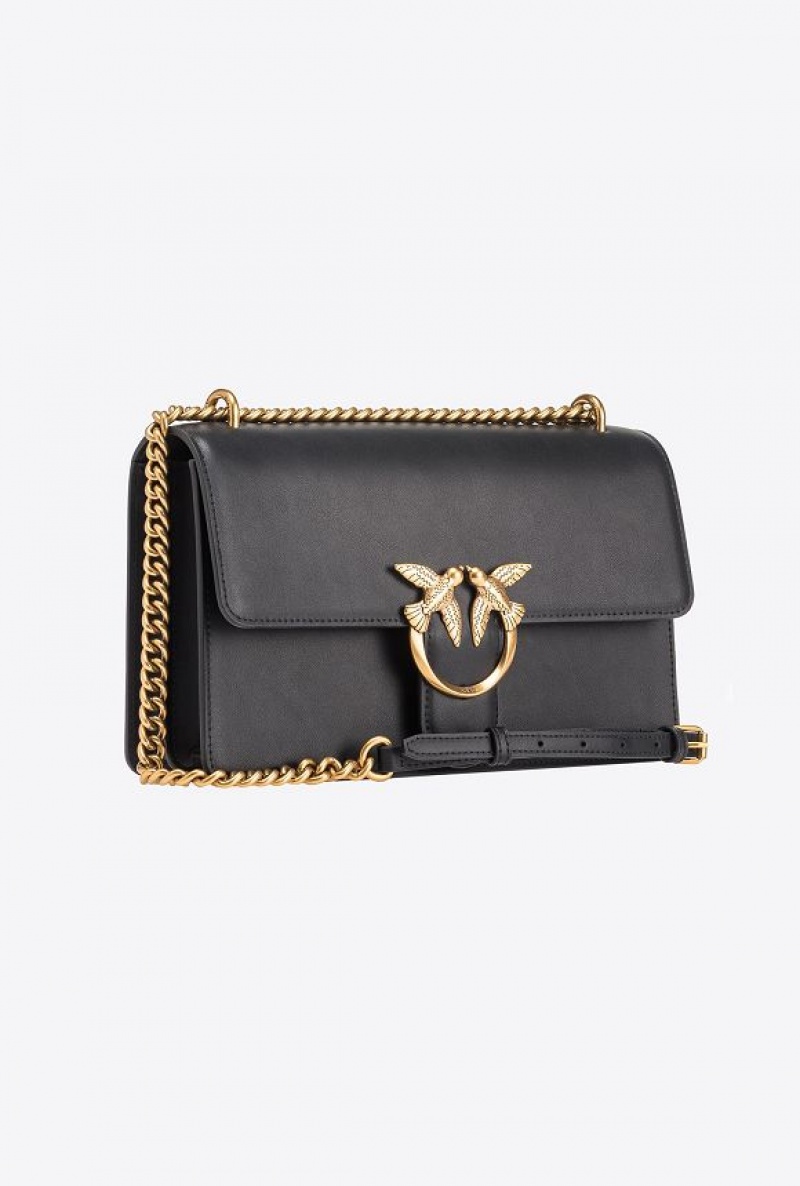 Pinko Classic Love Bag One Simply Černé Zlaté | SN-PKO32526
