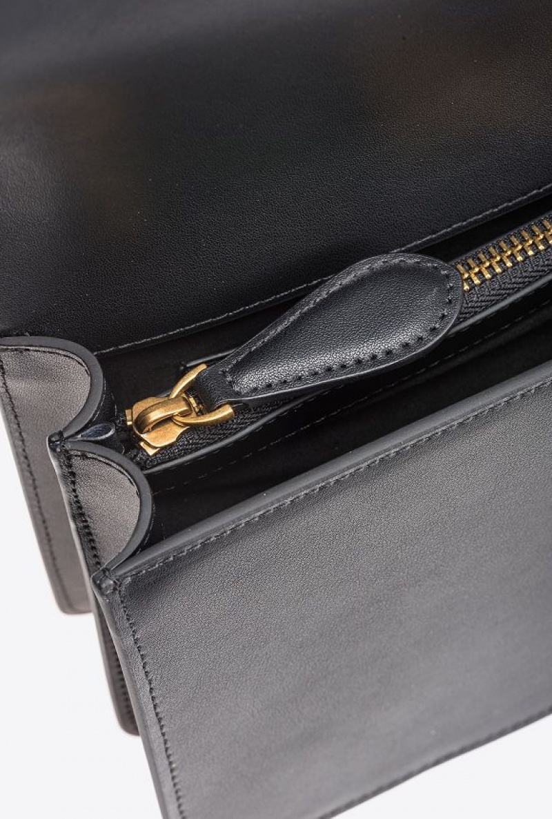 Pinko Classic Love Bag One Simply Černé Zlaté | SN-PKO32526