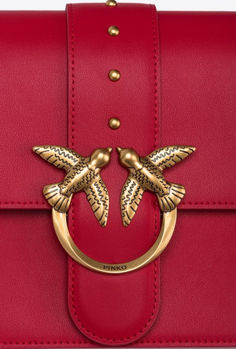Pinko Classic Love Bag One Simply Červené | SN-PKO32515