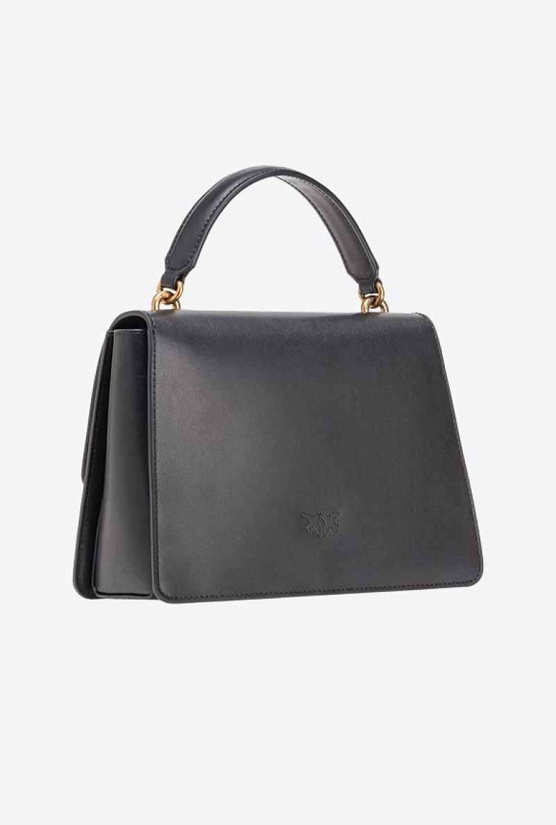 Pinko Classic Love Bag One Top Handle Light Simply Černé Zlaté | SN-PKO32479