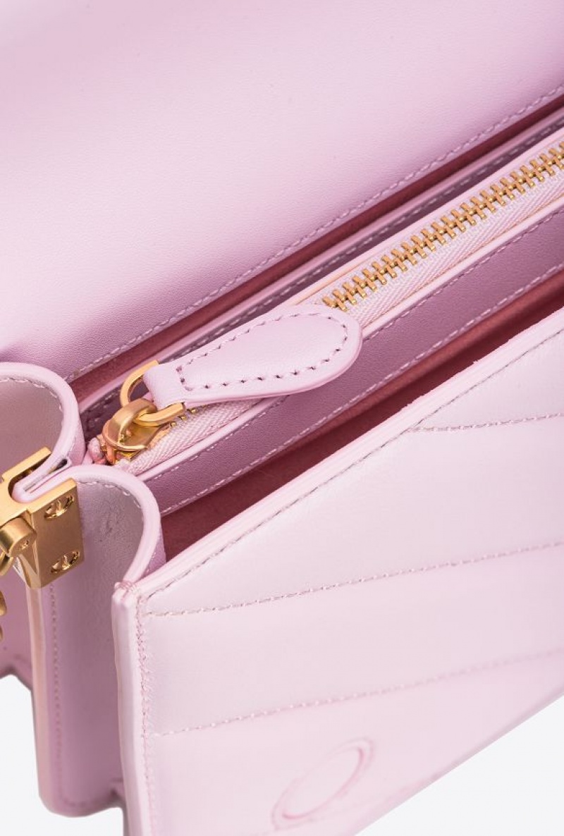 Pinko Classic Love Bag Click Big Chevron Zlaté | SN-PKO32374