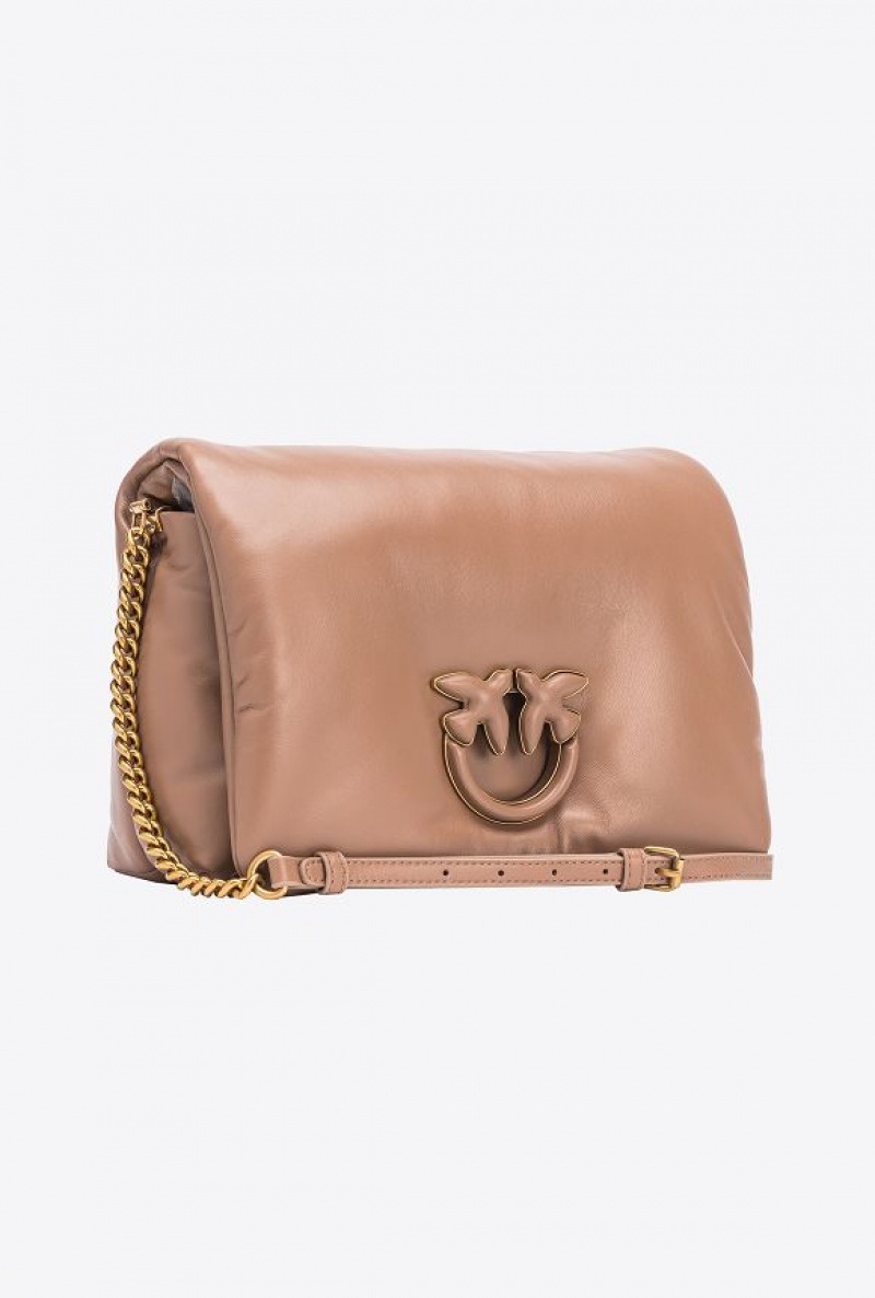 Pinko Classic Love Bag Click Puff Béžový | SN-PKO32423