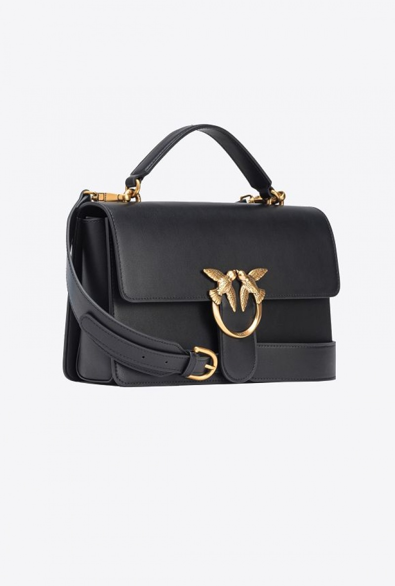 Pinko Classic Love Bag One Light Černé Zlaté | SN-PKO32468