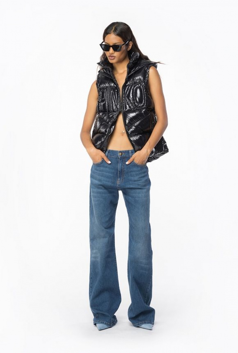 Pinko Down Vest Černé | SN-PKO33614
