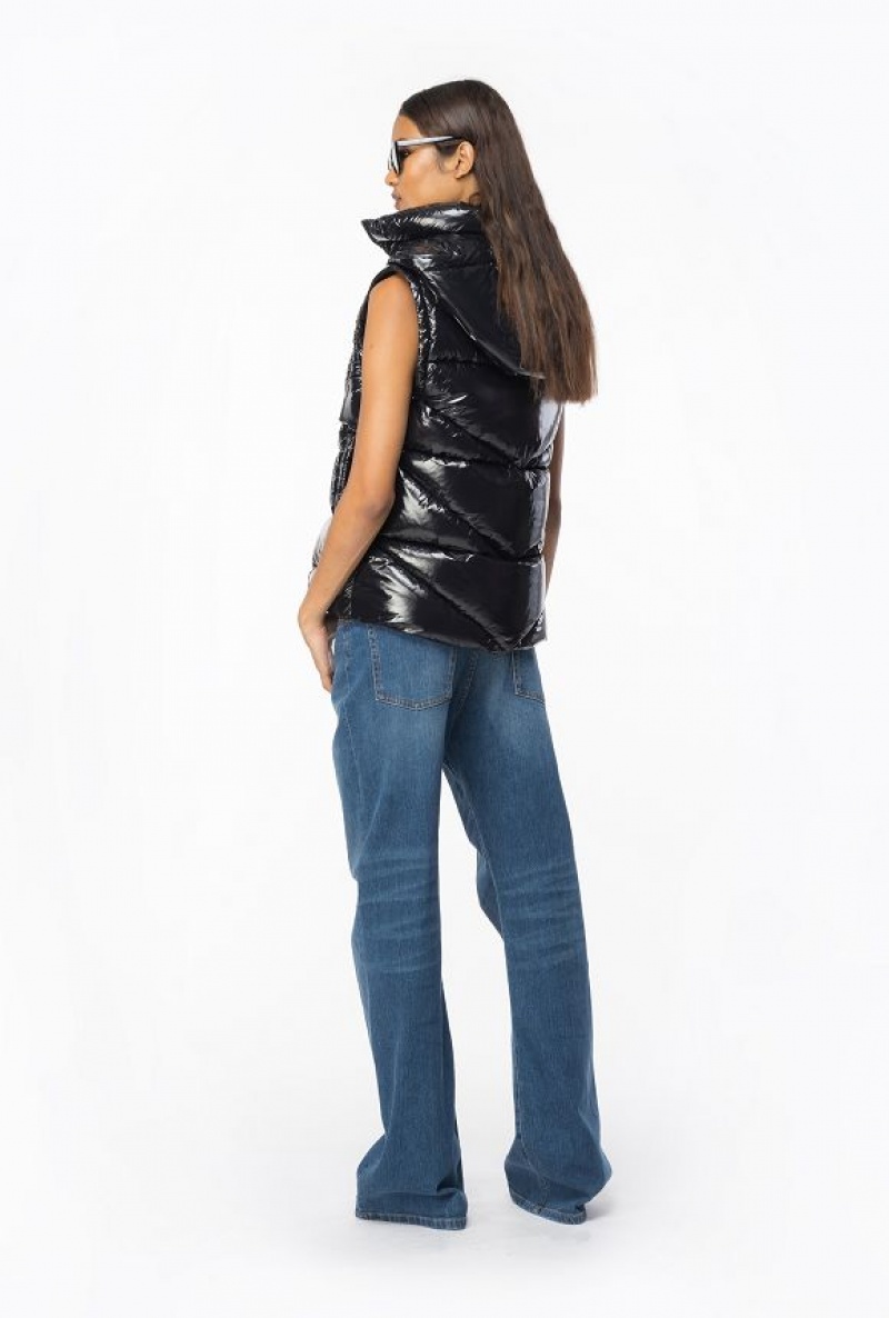 Pinko Down Vest Černé | SN-PKO33614