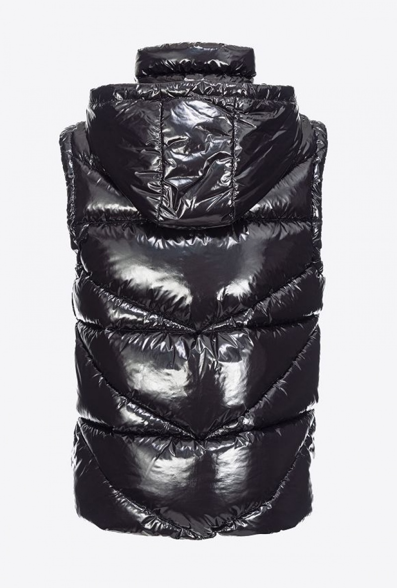 Pinko Down Vest Černé | SN-PKO33614
