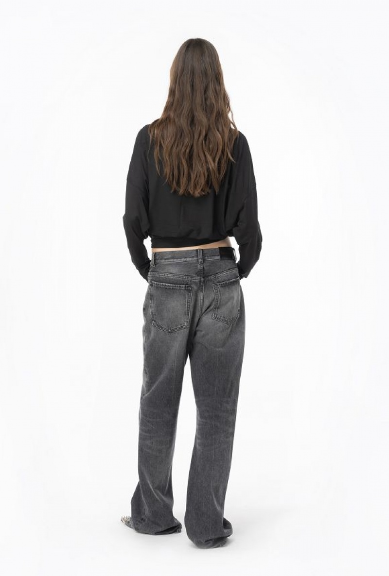 Pinko Draped Turtleneck Svetrové Černé | SN-PKO33389