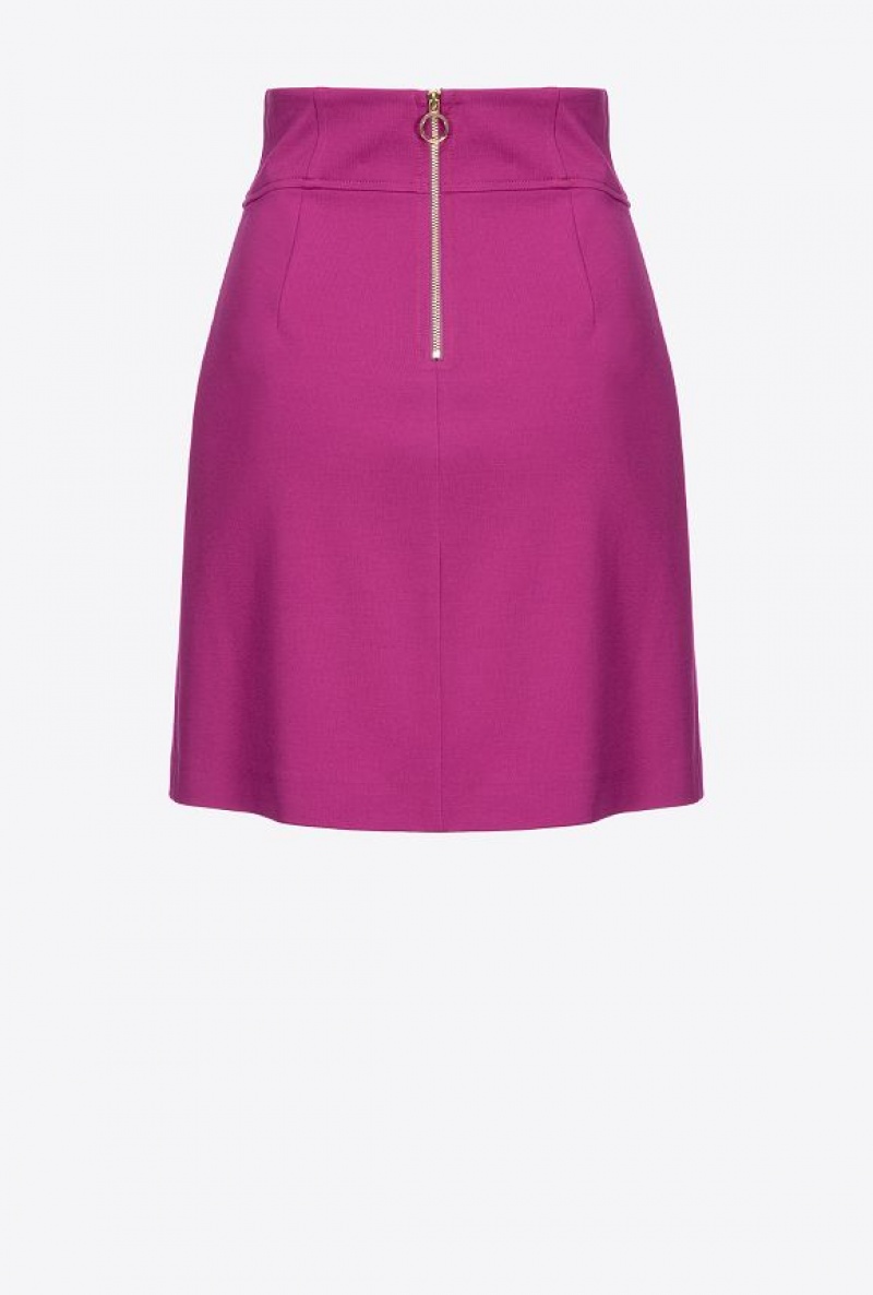 Pinko Full Milano Mini Skirt Fialové | SN-PKO33920