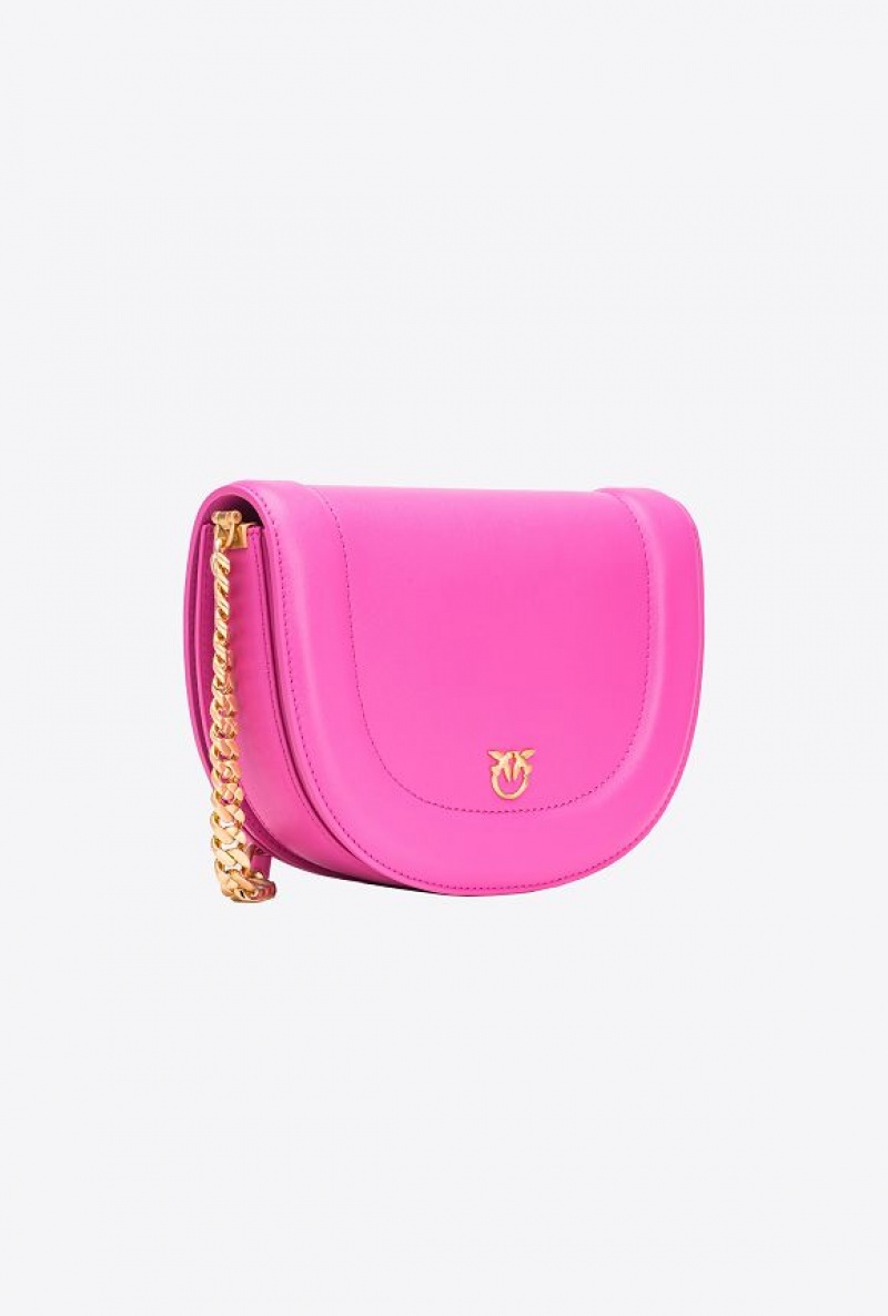Pinko Galleria Classic Love Bag Click Round Zlaté | SN-PKO32957