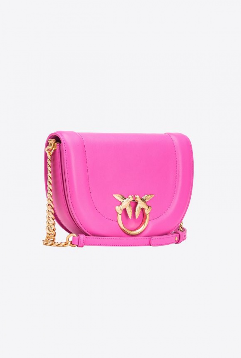 Pinko Galleria Classic Love Bag Click Round Zlaté | SN-PKO32957