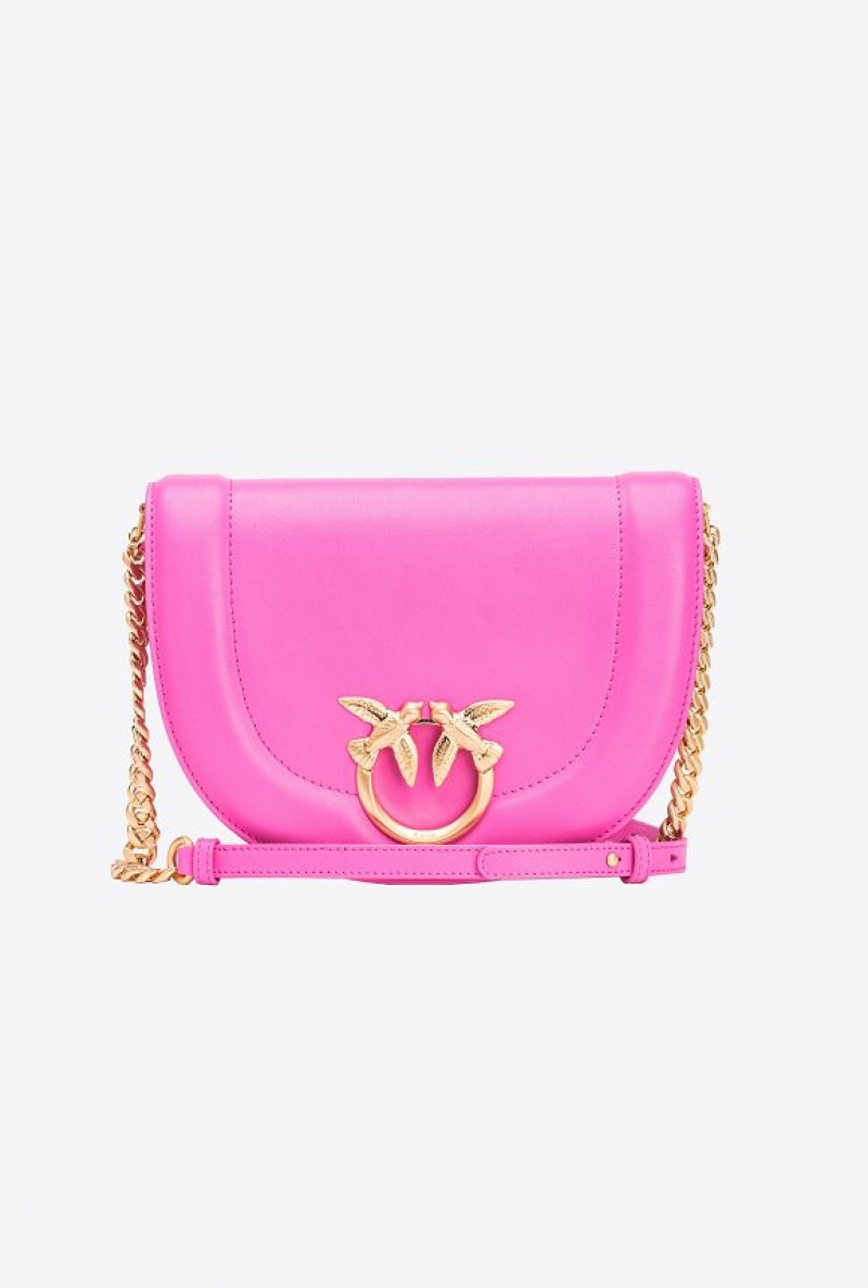 Pinko Galleria Classic Love Bag Click Round Zlaté | SN-PKO32957