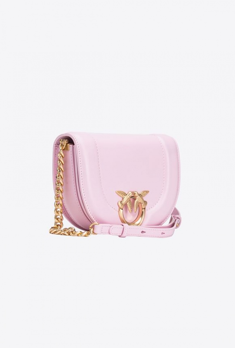 Pinko Galleria Mini Love Bag Click Round Zlaté | SN-PKO32341