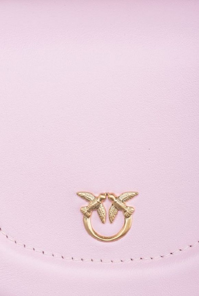 Pinko Galleria Mini Love Bag Click Round Zlaté | SN-PKO32341