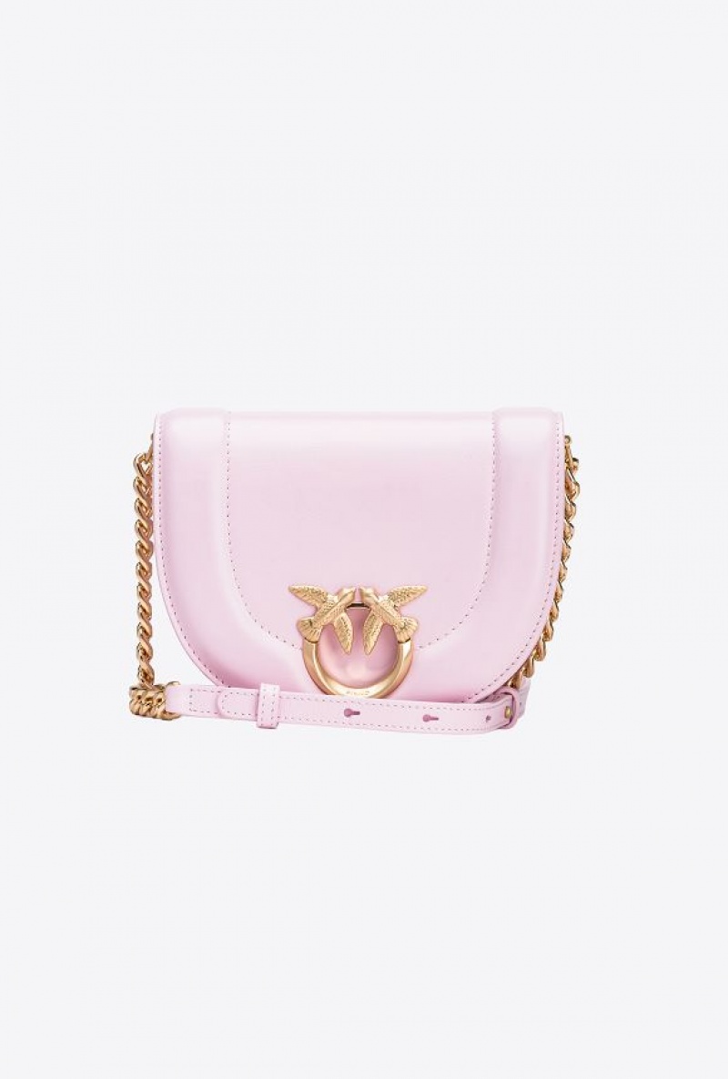 Pinko Galleria Mini Love Bag Click Round Zlaté | SN-PKO32341