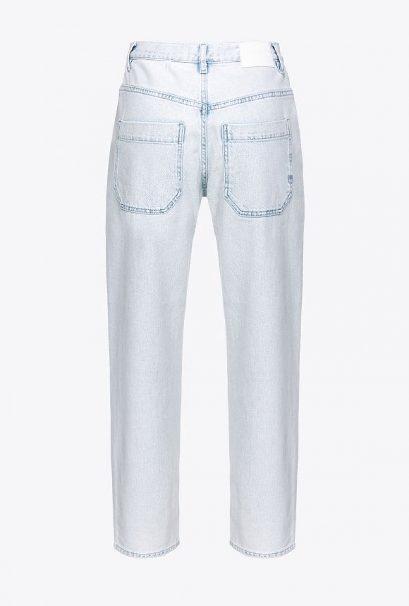 Pinko Light-coloured Chino-style Jeans Blankyt Světle Modré | SN-PKO33987