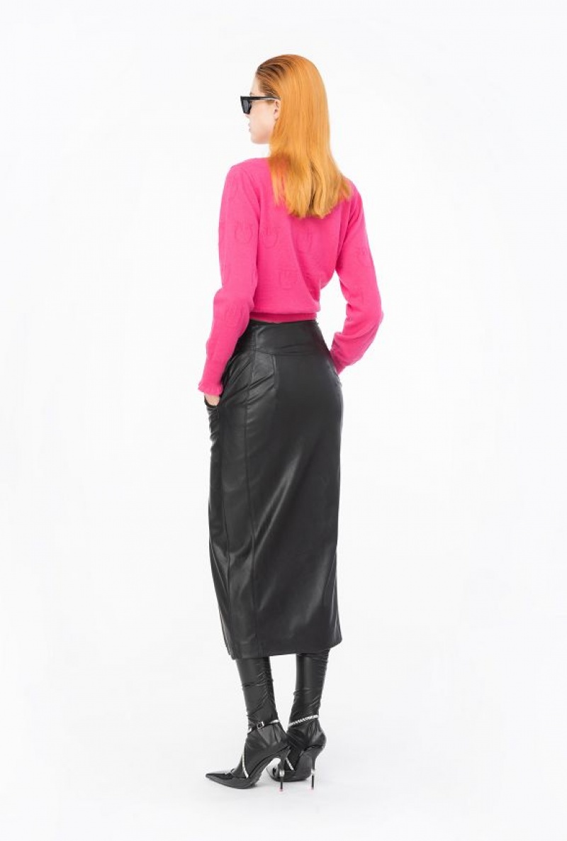Pinko Love Birds Cashmere Svetrové Růžové | SN-PKO33522