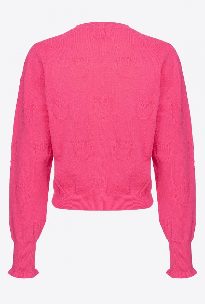 Pinko Love Birds Cashmere Svetrové Růžové | SN-PKO33522