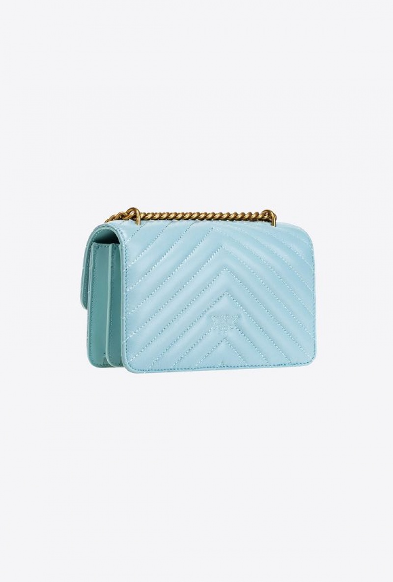 Pinko Mini Love Bag One Simply Blankyt Zlaté | SN-PKO32380