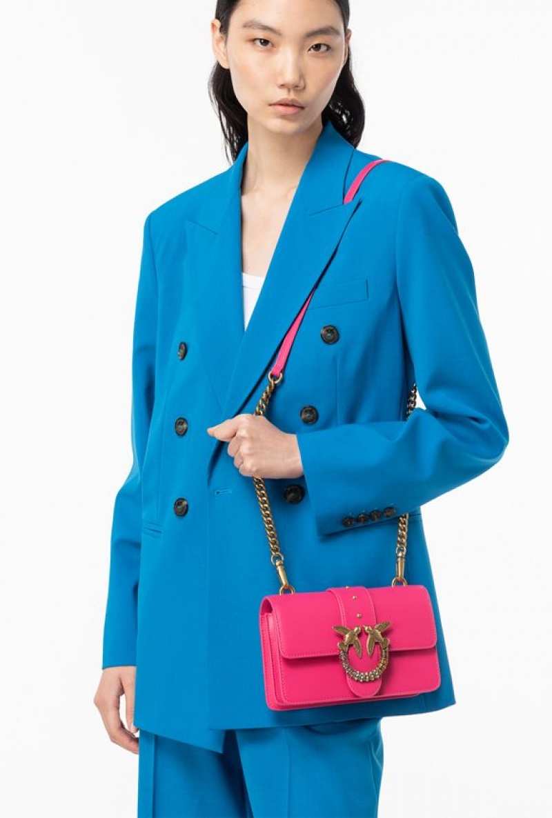 Pinko Mini Love Bag One Simply Jewel Růžové Zlaté | SN-PKO32650