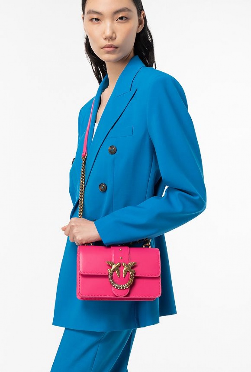 Pinko Mini Love Bag One Simply Jewel Růžové Zlaté | SN-PKO32650