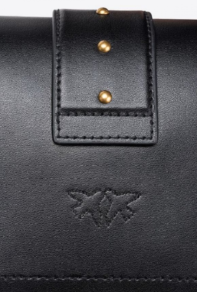 Pinko Mini Love Bag One Simply Černé Zlaté | SN-PKO32542