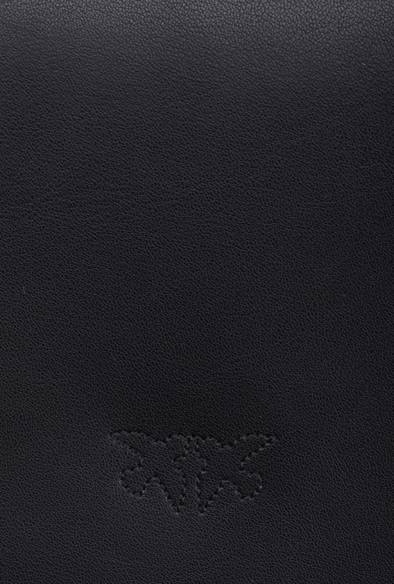 Pinko Mini Love Bag One Top Handle Light Jewel Černé Stříbrné | SN-PKO32890