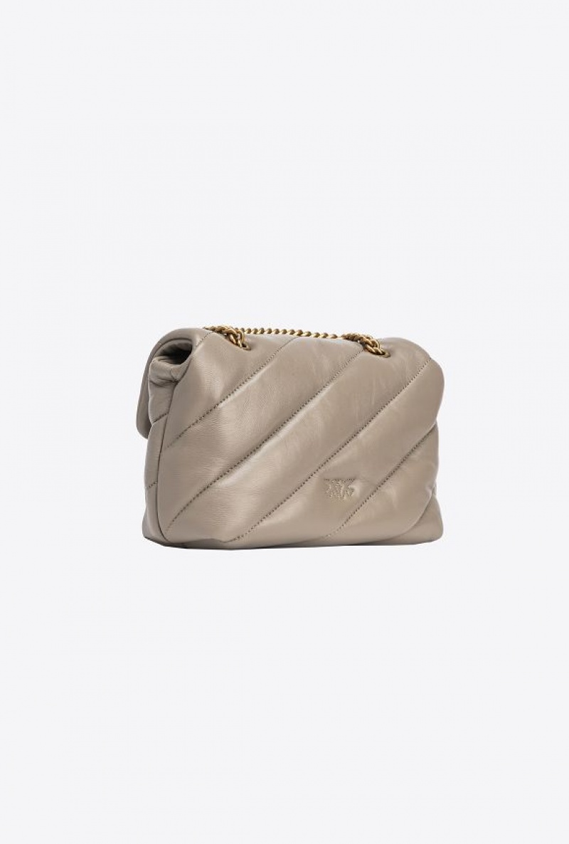 Pinko Mini Love Bag Puff Maxi Quilt Zlaté | SN-PKO32413