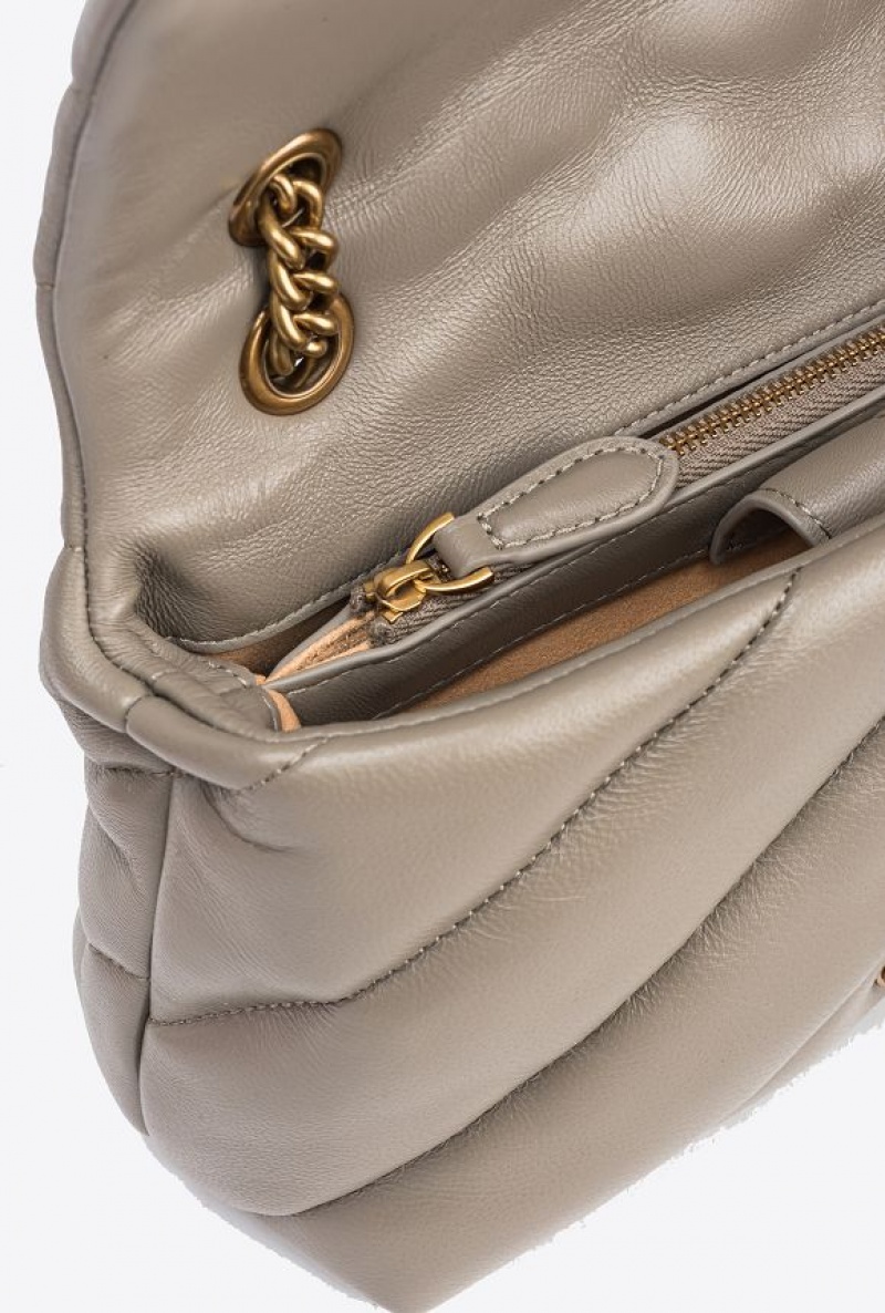 Pinko Mini Love Bag Puff Maxi Quilt Zlaté | SN-PKO32413