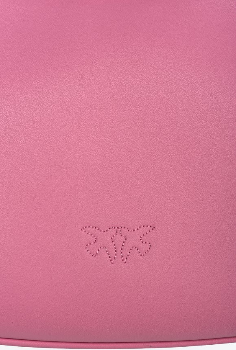 Pinko Mini Love Bag Half Moon Simply Blankyt Růžové Zlaté | SN-PKO32465