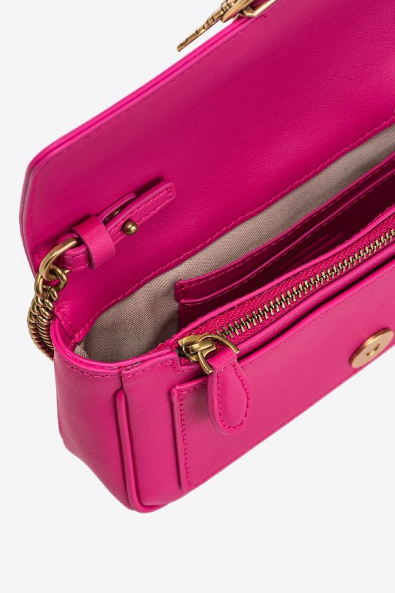 Pinko Pocket Love Bag One Simply Růžové Zlaté | SN-PKO32779
