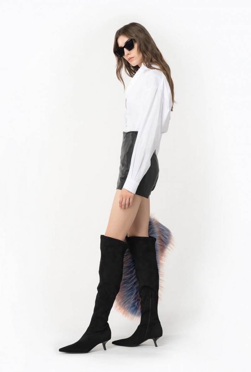 Pinko Poplin Shirt Bílé | SN-PKO33167