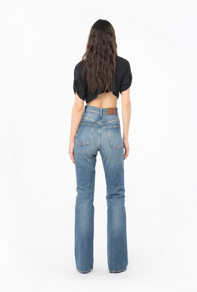 Pinko Staff Crop Top Černé Bílé | SN-PKO33287