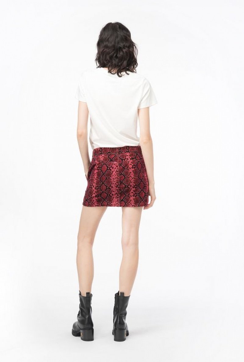 Pinko T-shirt With Jewel Necklace Bílé Černé | SN-PKO33284